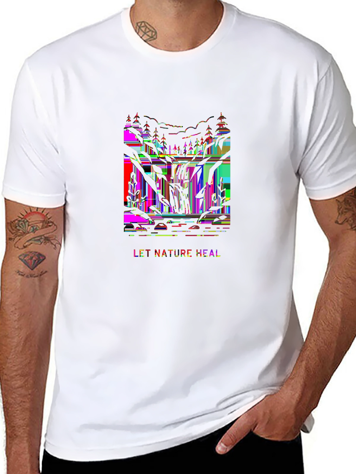 Wild Explorer Tee – Waterfall and rocks