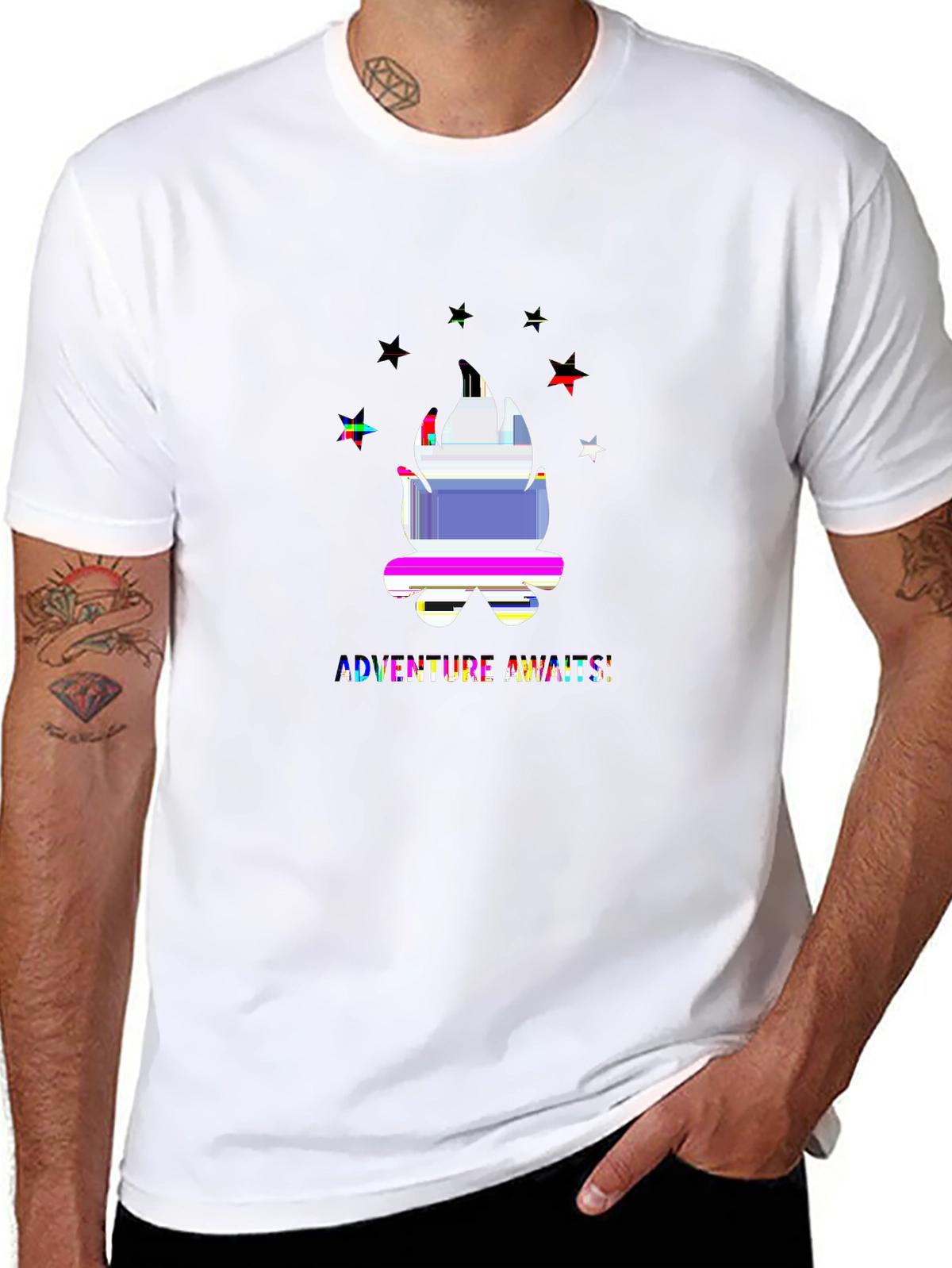 Wild Explorer Tee – Campfire under stars