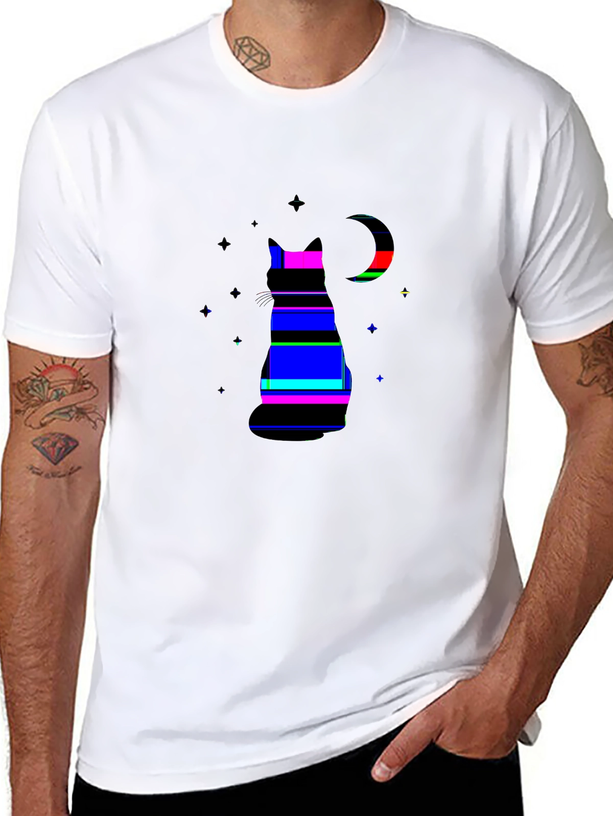 Pet Parent Tee – Black cat silhouette