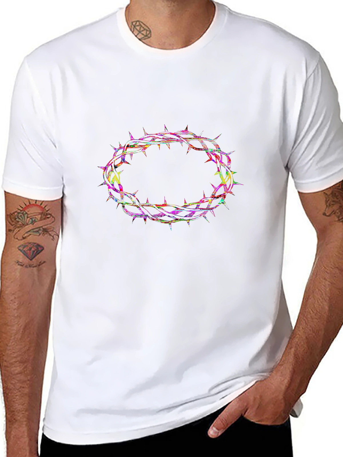 Faith Over Fear Tee – Crown of thorns