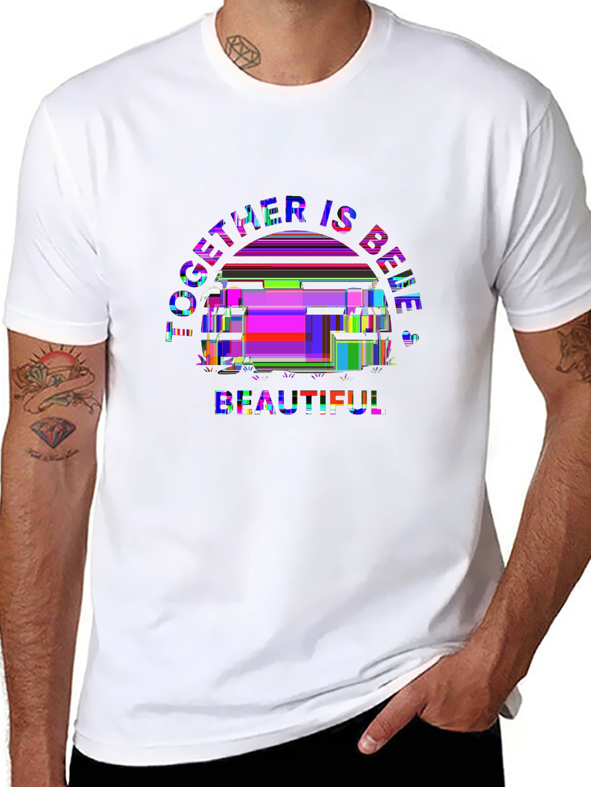 Family First Tee – Couple silhouette sunset