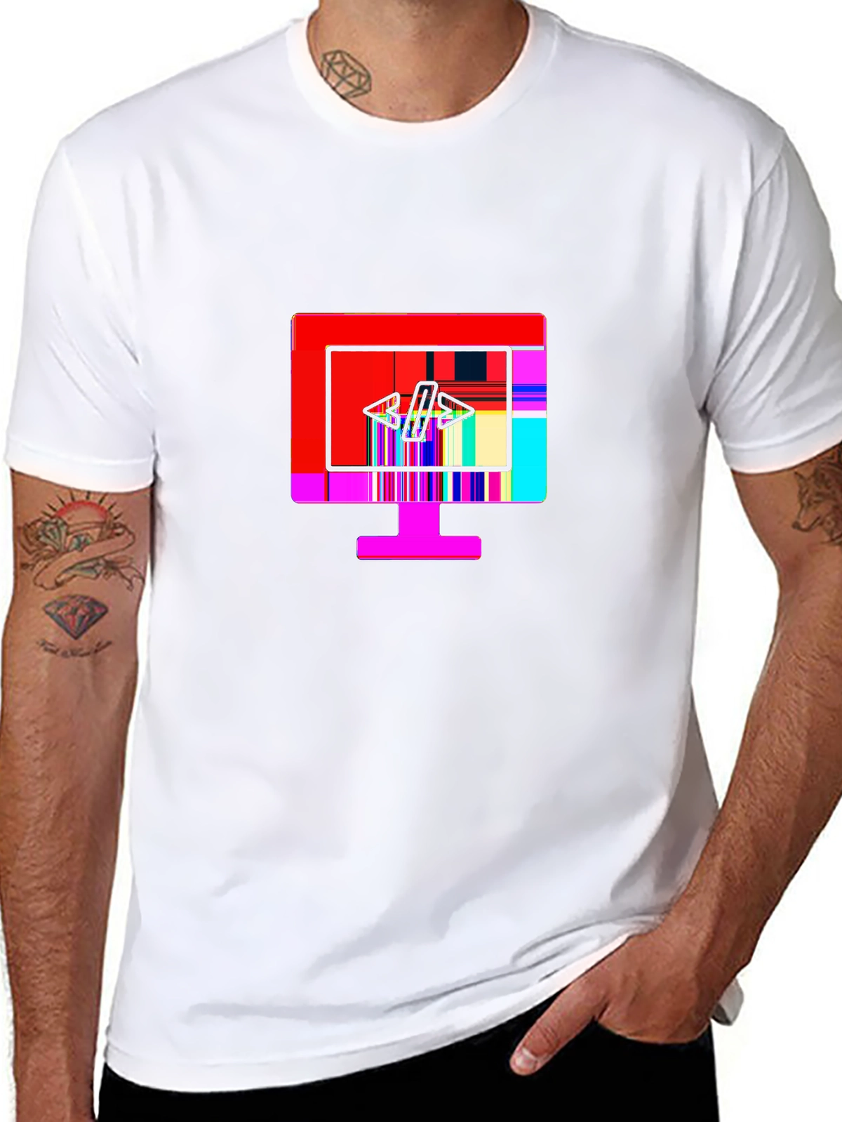 Future Tech Tee – Computer terminal, 'ROOT