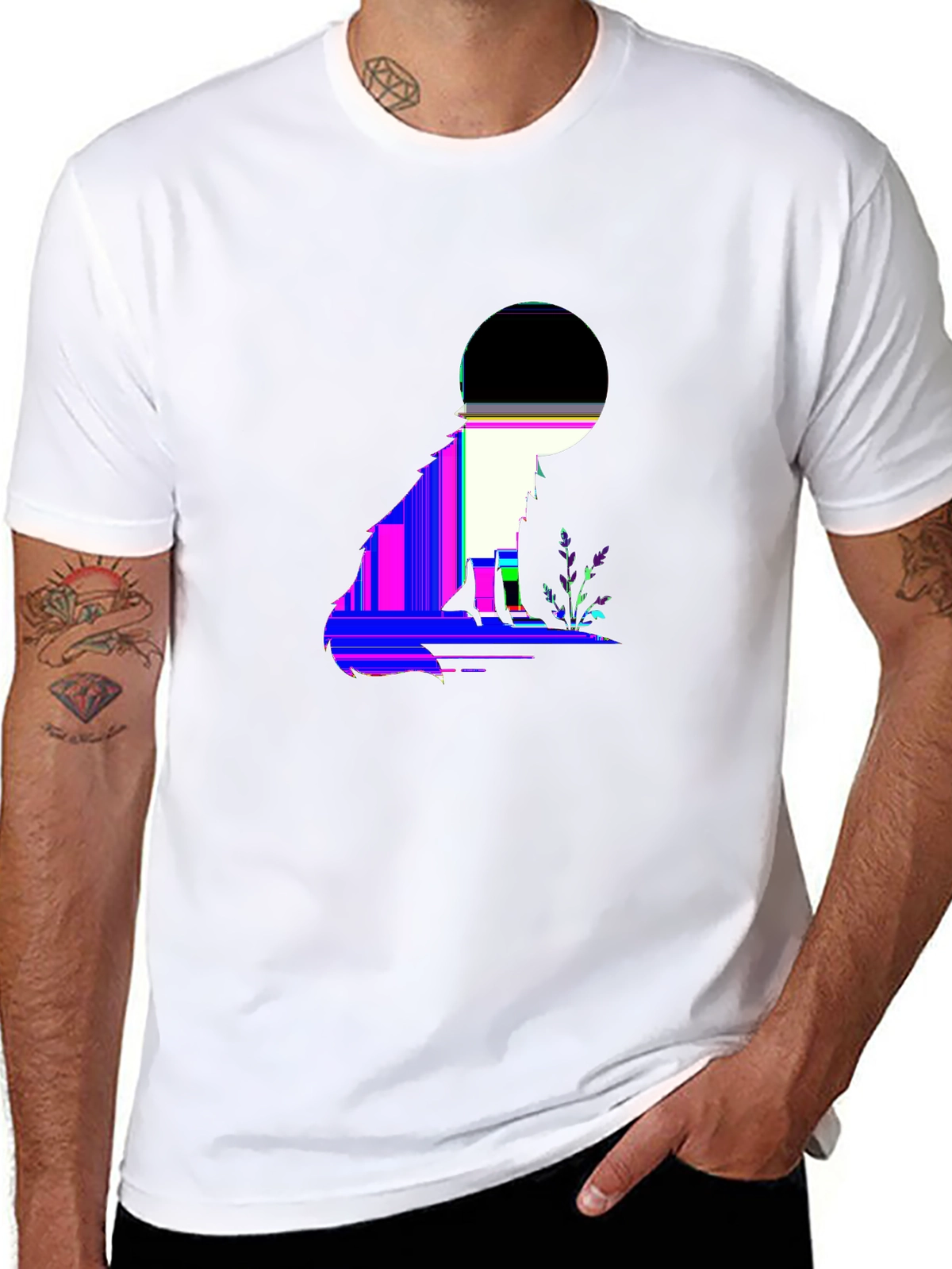 Mythical Legends Tee – Wolf howling full