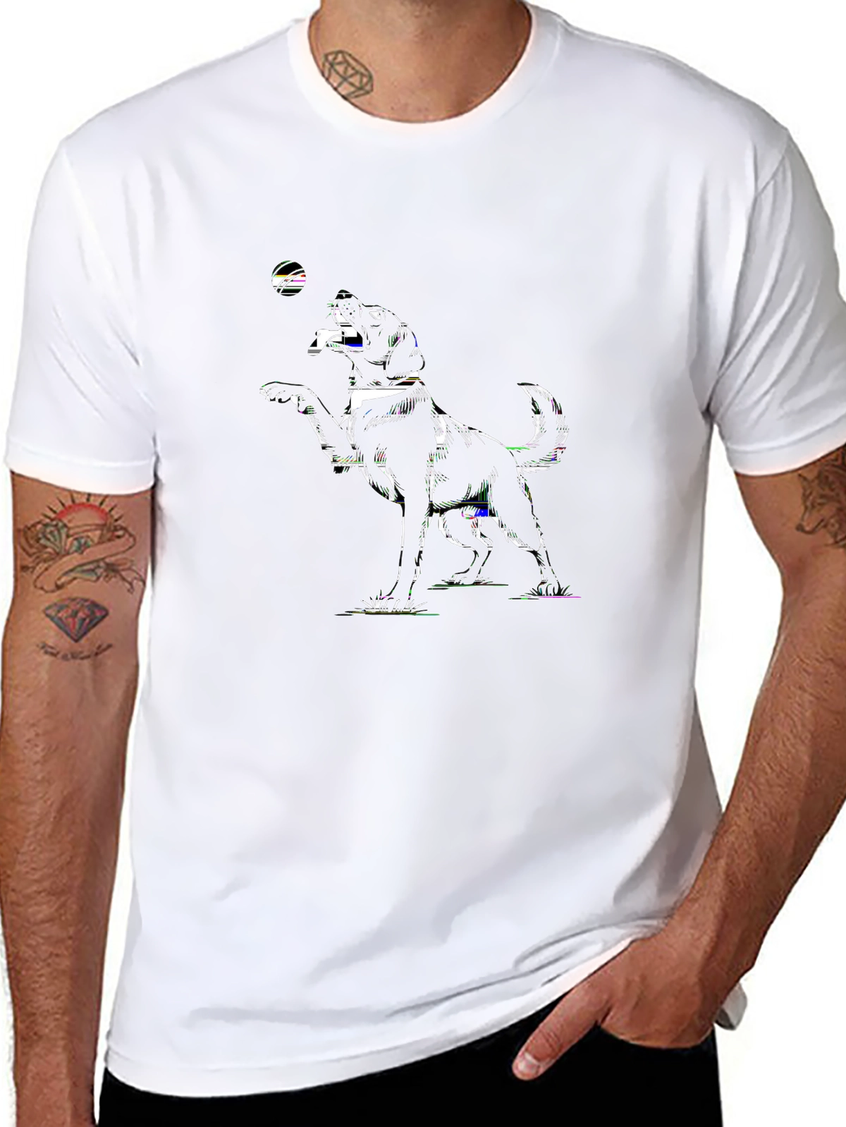 Pet Parent Tee – Dog fetching ball