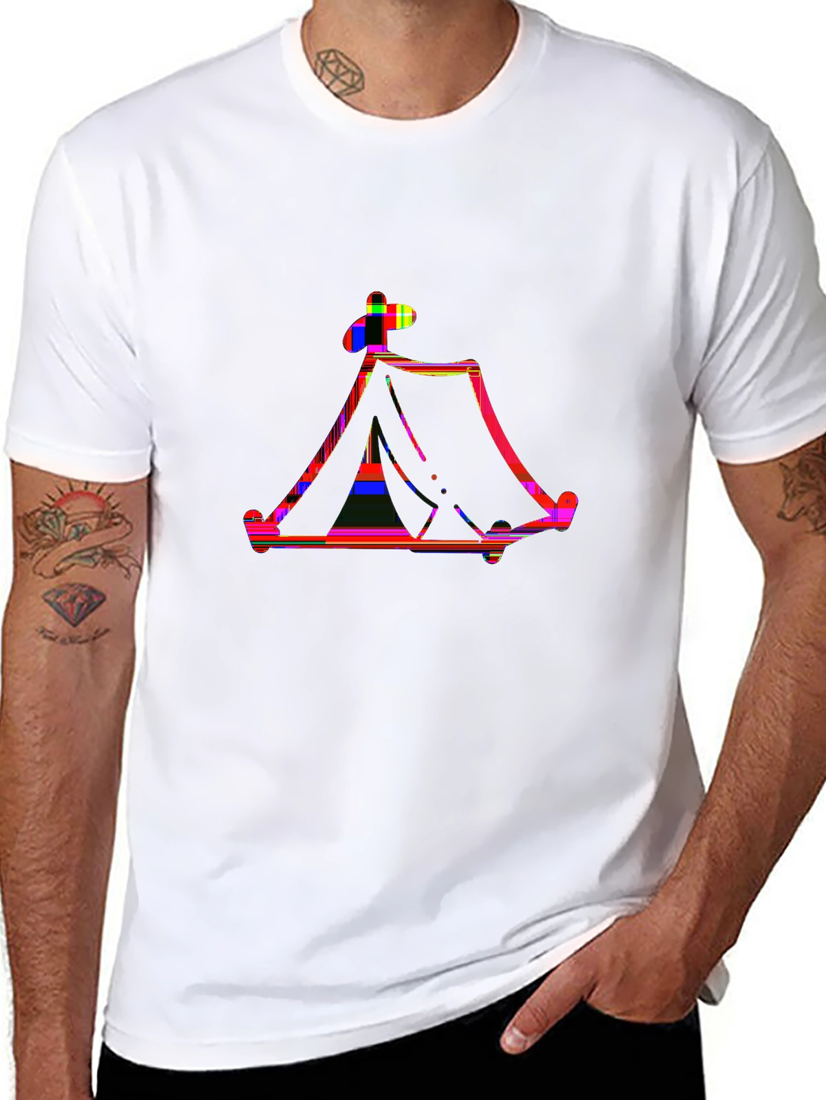 Vibes Music Tee – Music festival tent