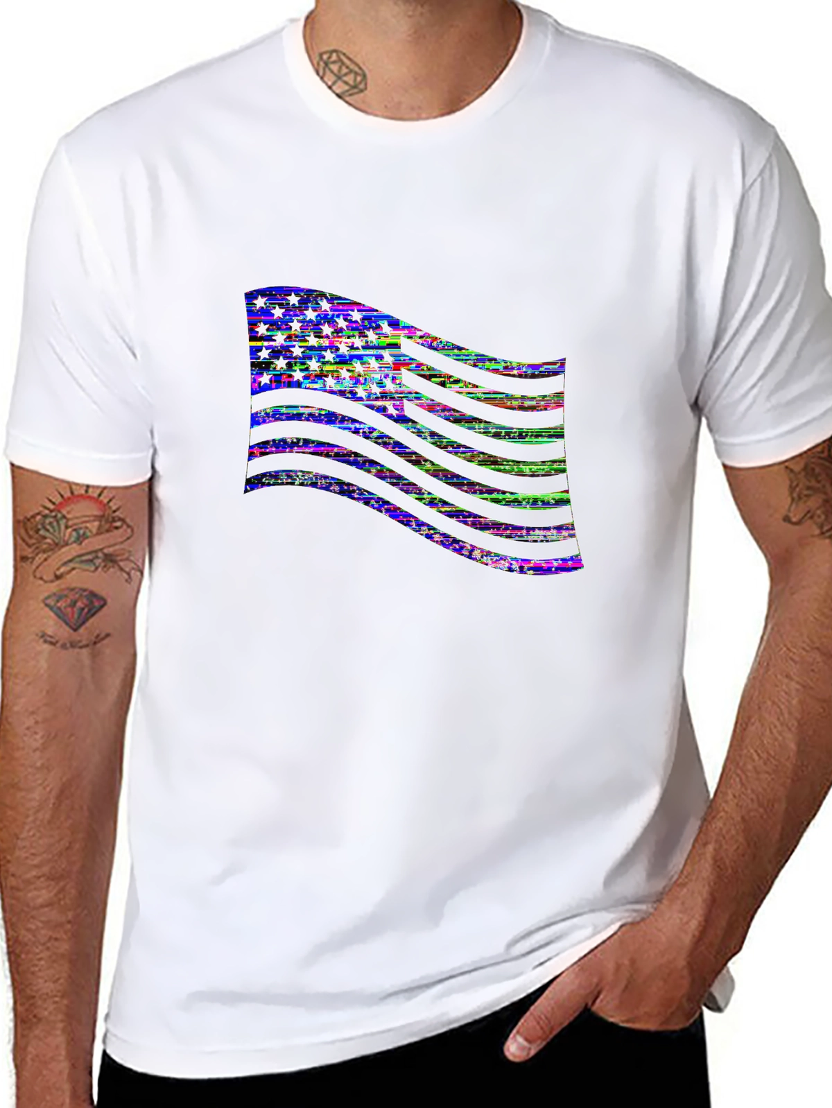 American Pride Tee – American flag with