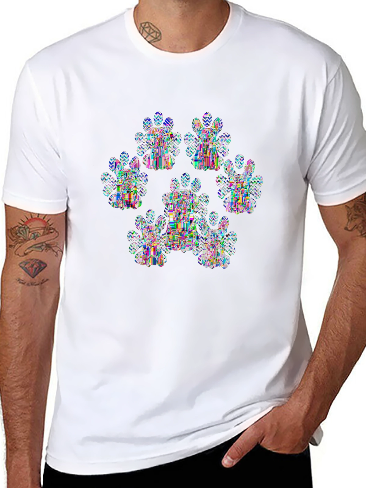 Pet Parent Tee – Dog breeds collage