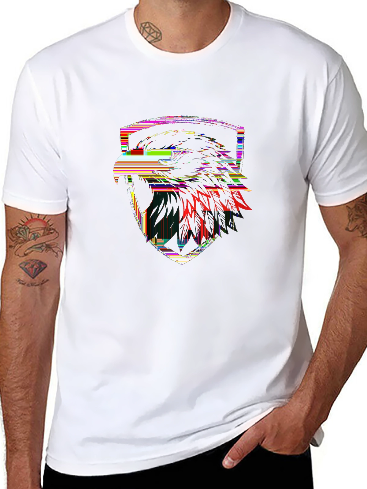 American Pride Tee – Patriotic eagle head
