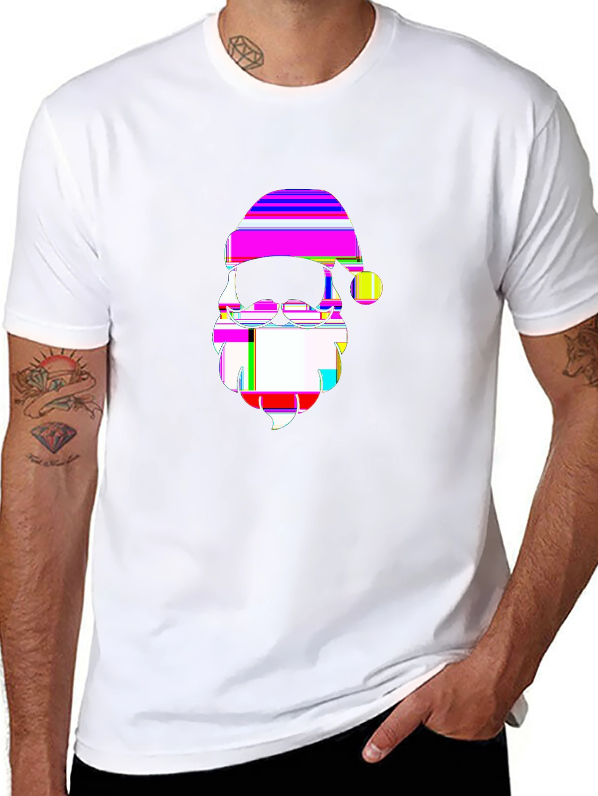 Holiday Spirit Tee – Santa hat and