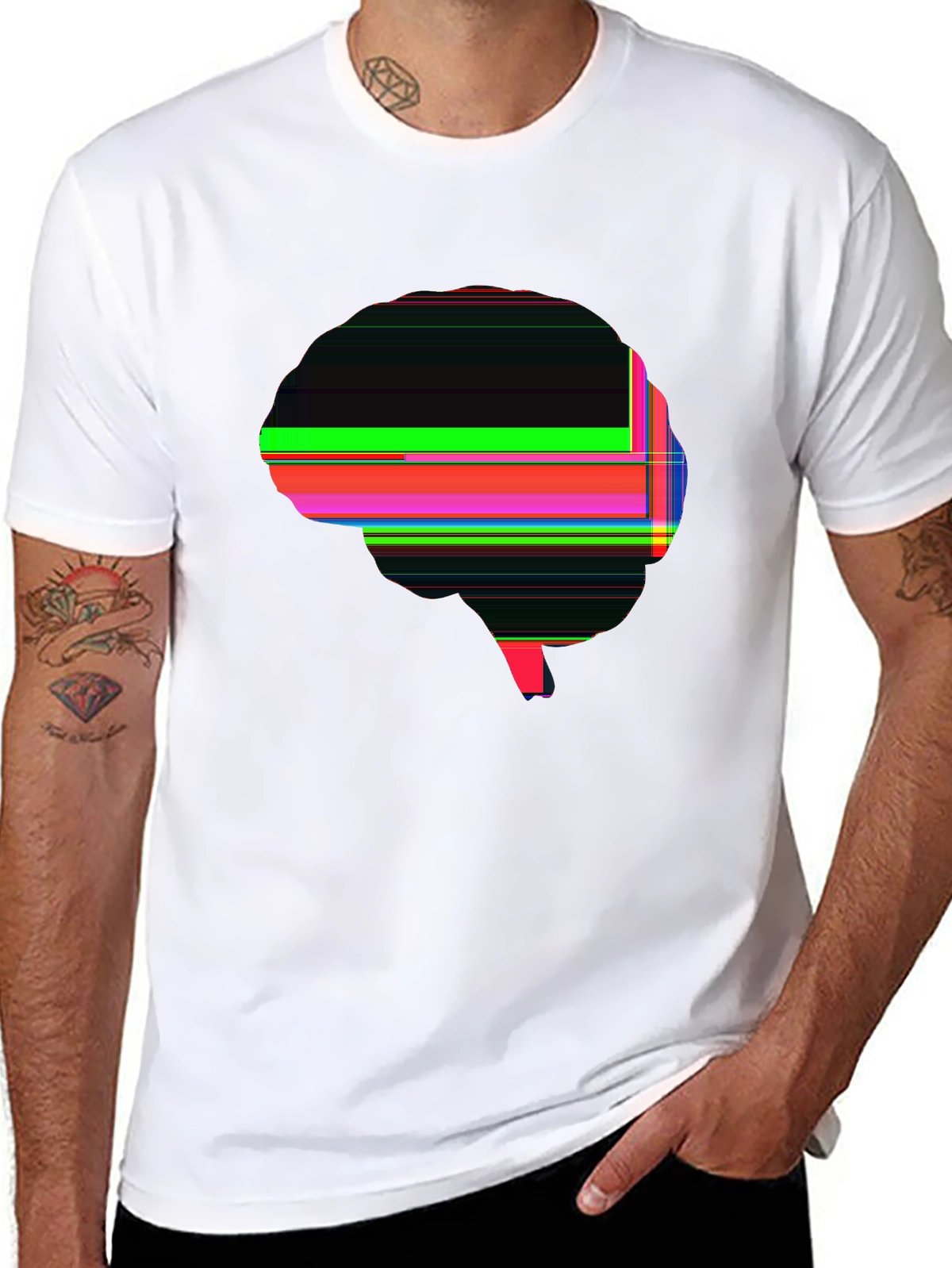 Future Tech Tee – Circuit board brain