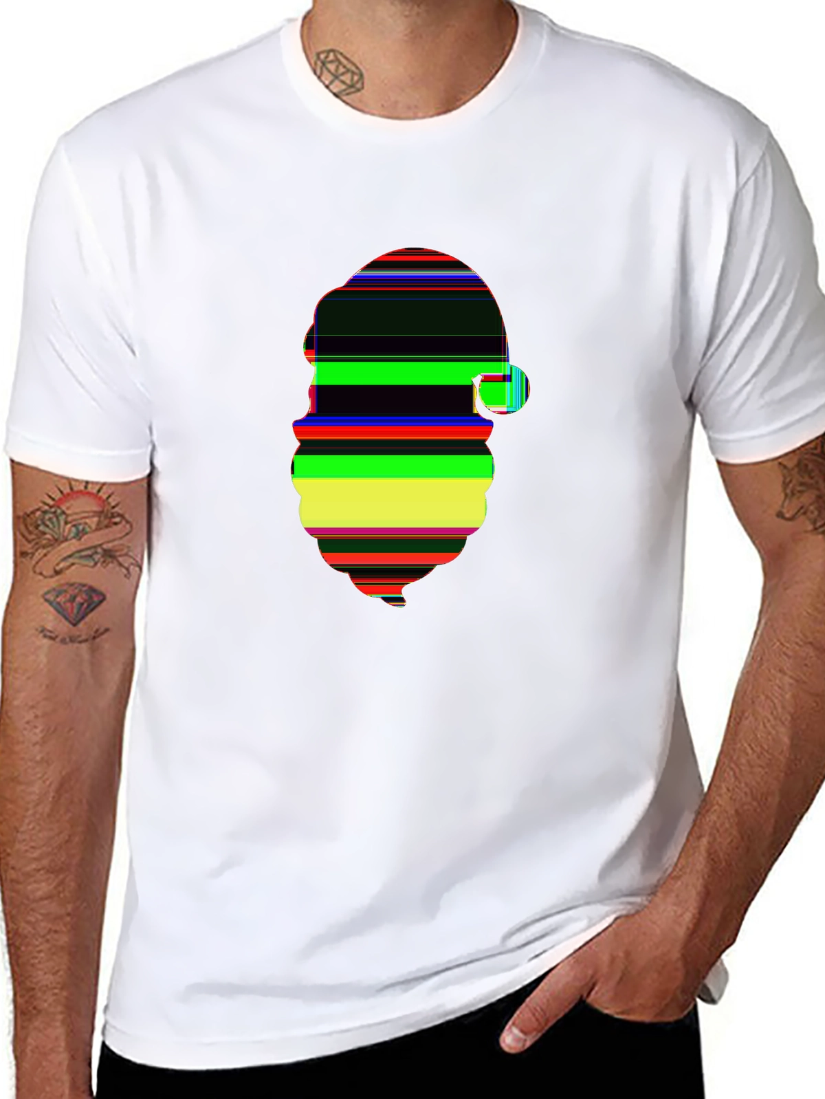 Holiday Spirit Tee – Santa hat and