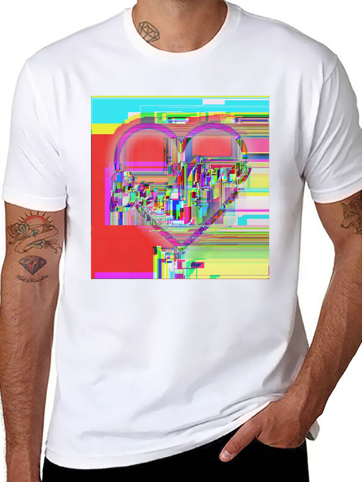 Holiday Spirit Tee – Valentine heart, 'BE