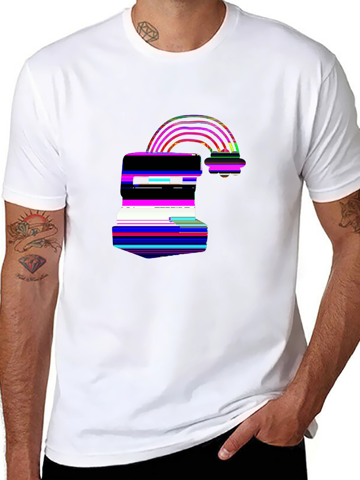 Retro Rewind Tee – Polaroid camera with