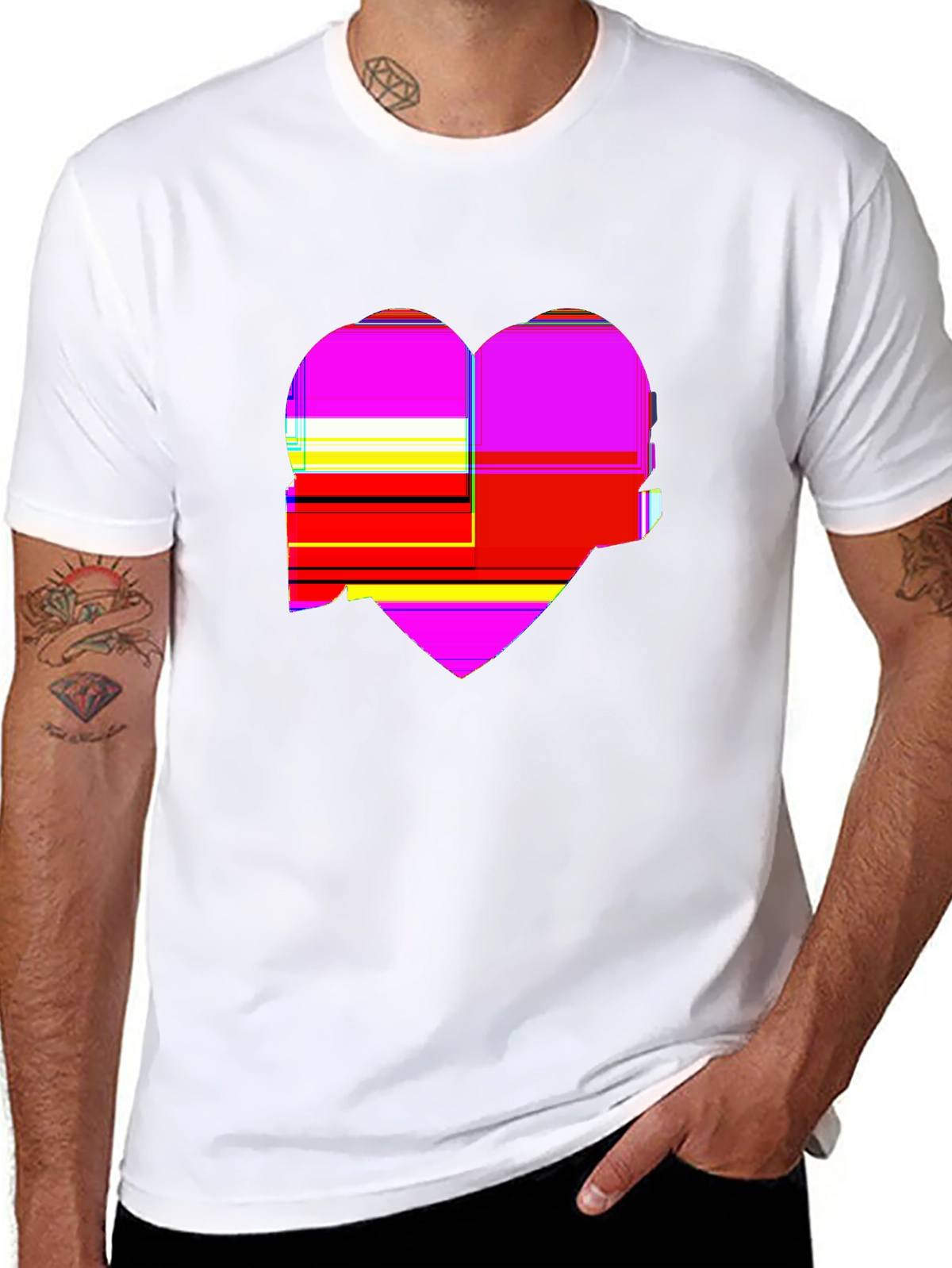 Holiday Spirit Tee – Valentine heart, 'BE