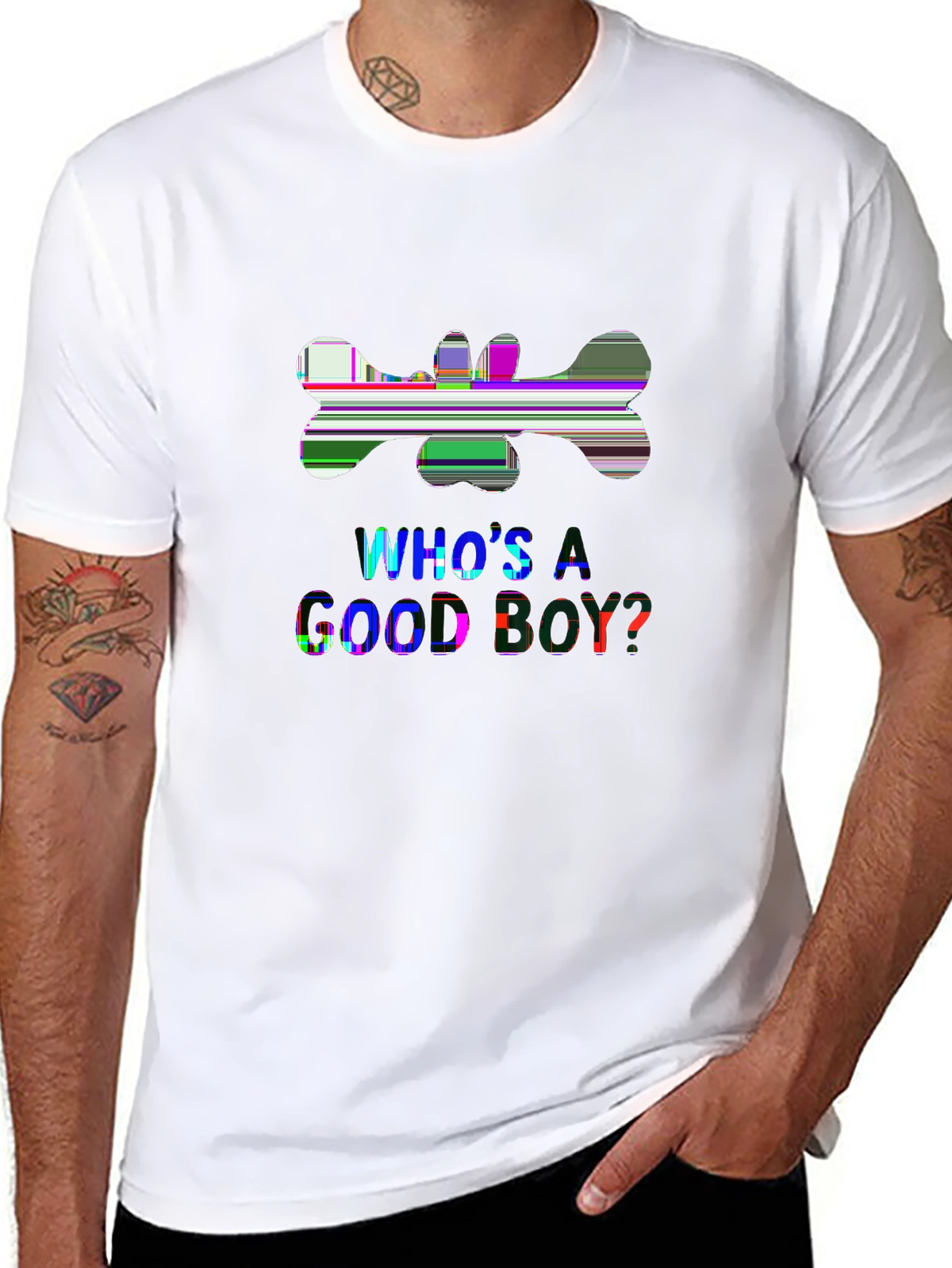 Pet Parent Tee – Dog bone and