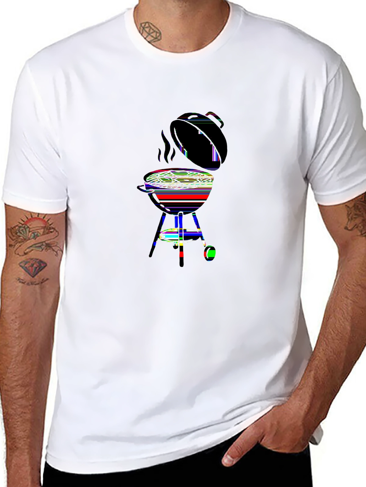 Foodie Vibes Tee – BBQ grill and