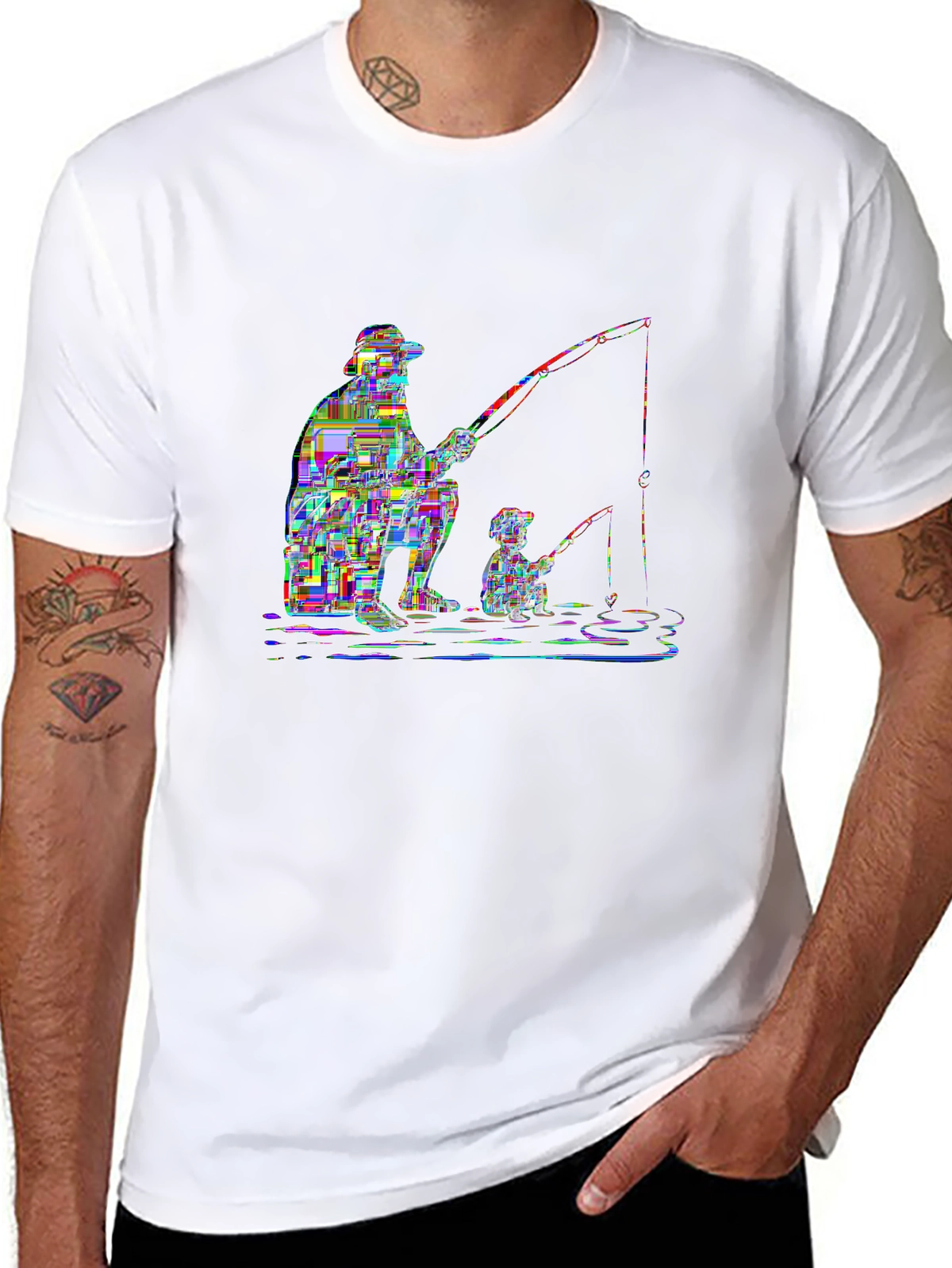Family First Tee – Dad and child
