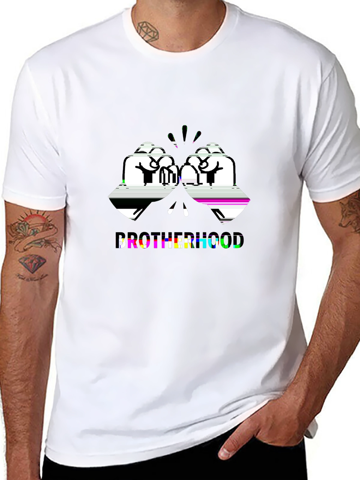 Family First Tee – Brothers fist bump