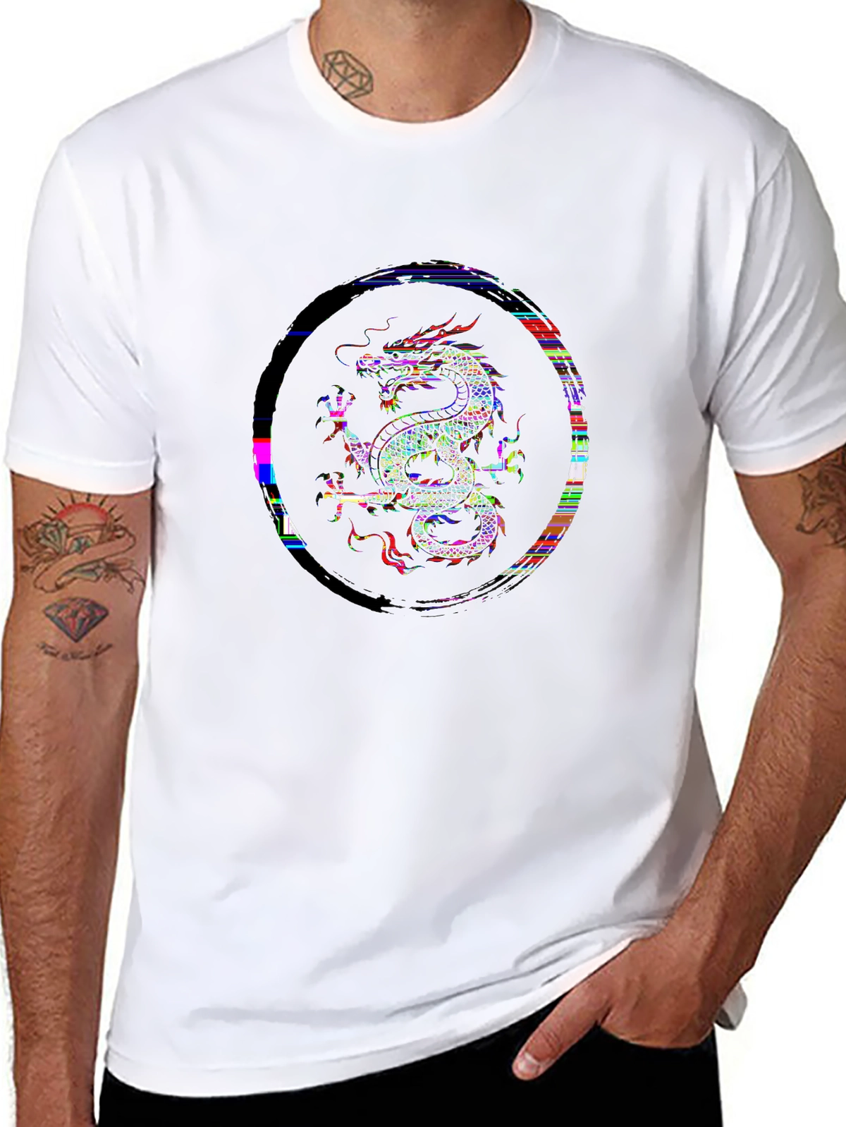 Mythical Legends Tee – Dragon in circle