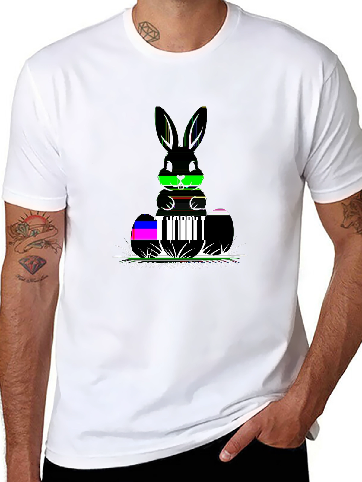 Holiday Spirit Tee – Easter bunny eggs