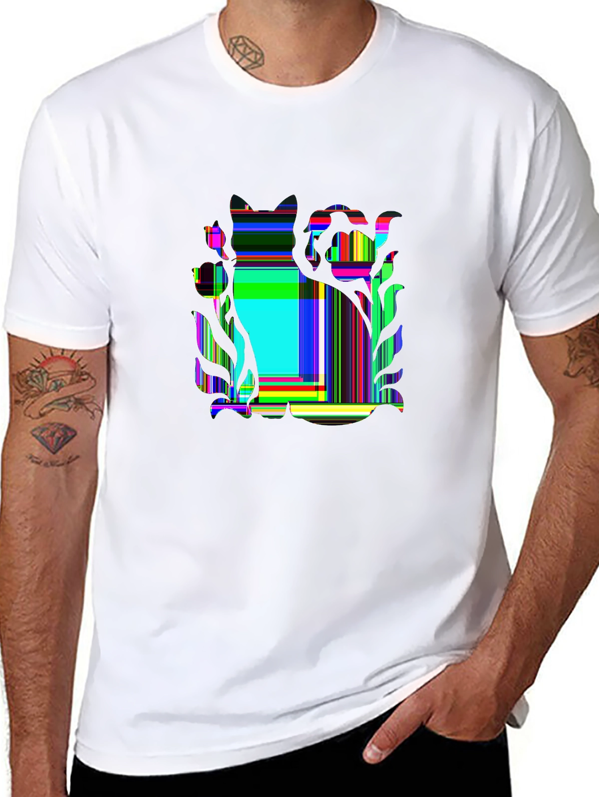 Pet Parent Tee – Siamese cat elegant