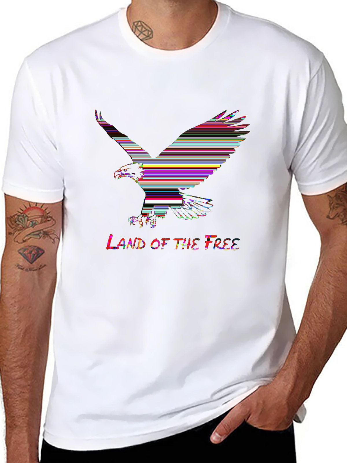 American Pride Tee – Bald eagle soaring