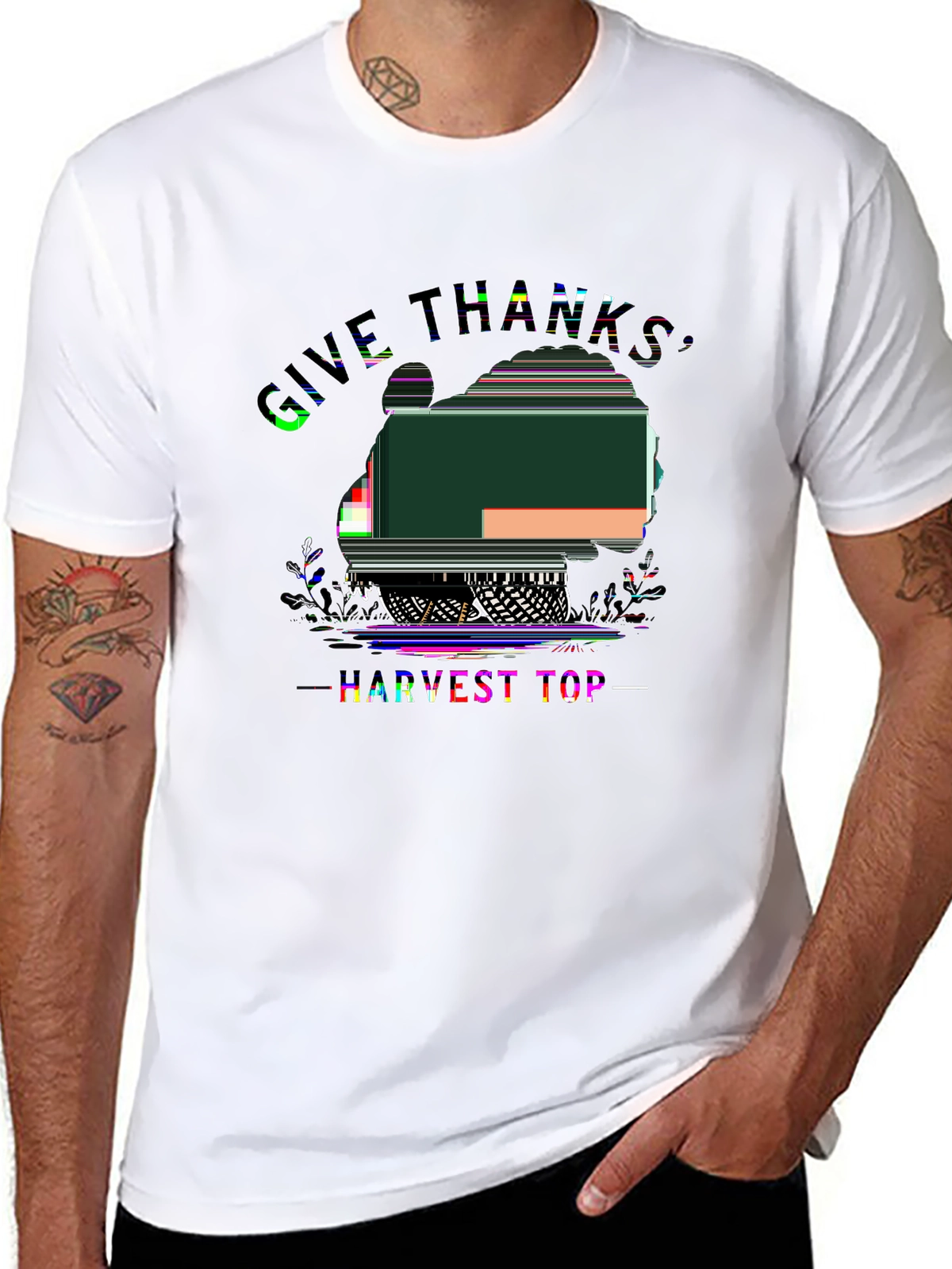 Holiday Spirit Tee – Turkey autumn, 'GIVE