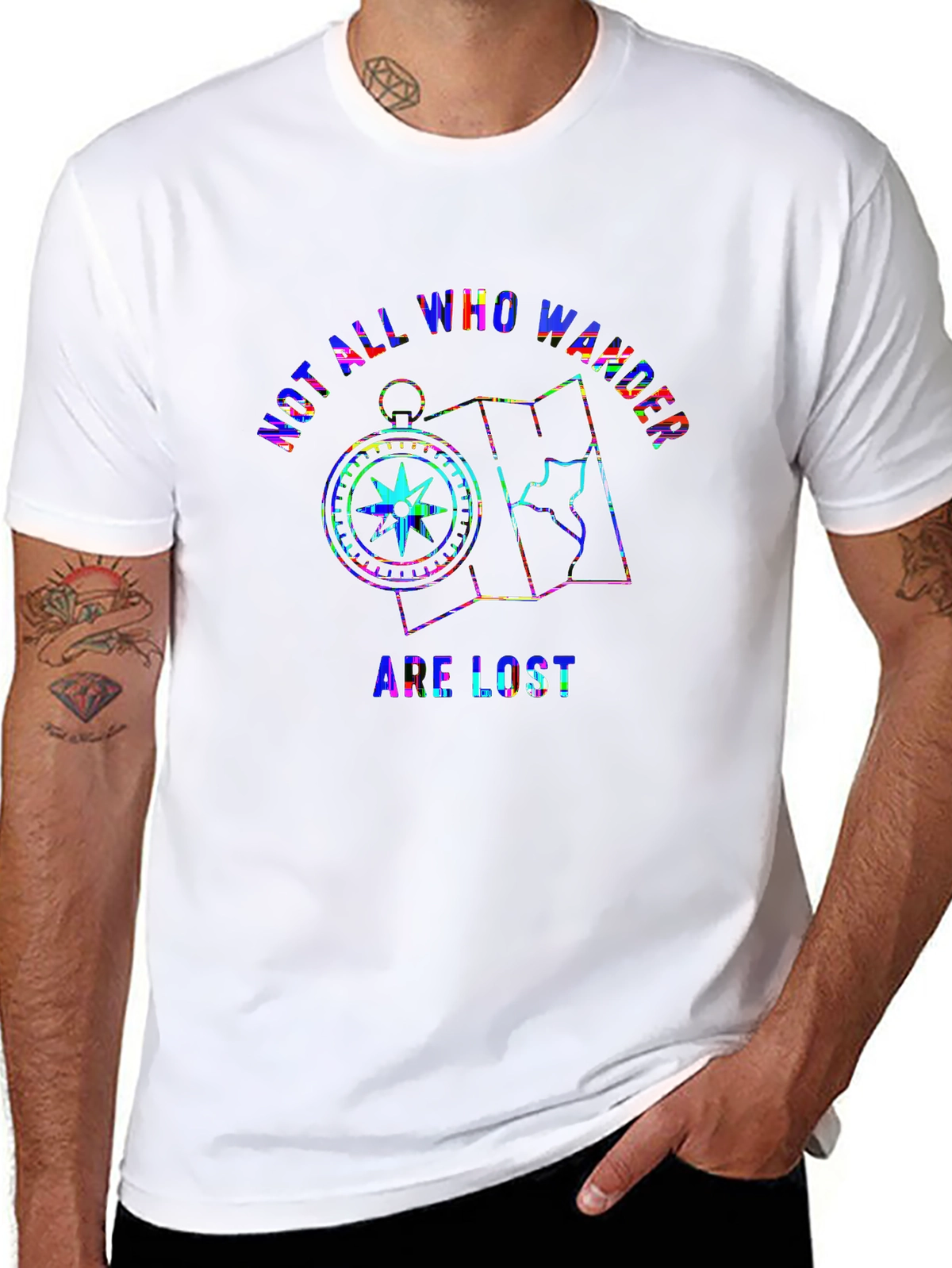 Wild Explorer Tee – Compass and map