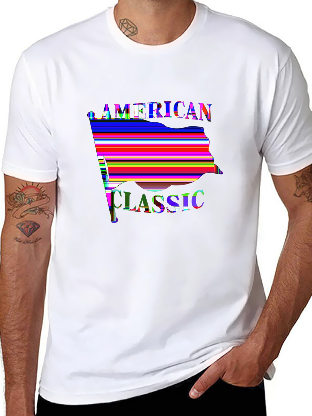 American Pride Tee – Vintage baseball with