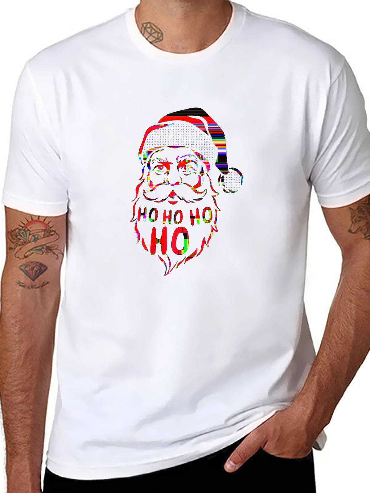 Holiday Spirit Tee – Santa hat and