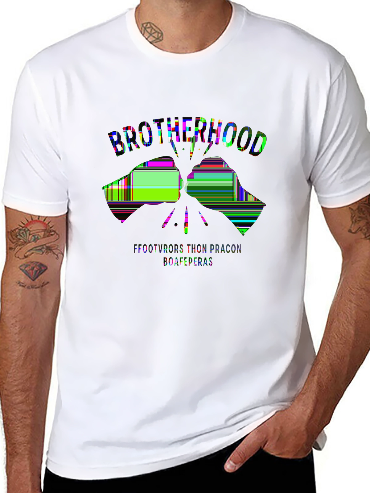 Family First Tee – Brothers fist bump