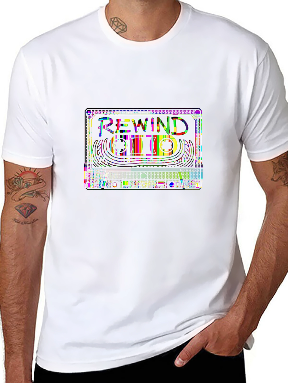 Retro Rewind Tee – Vintage cassette tape