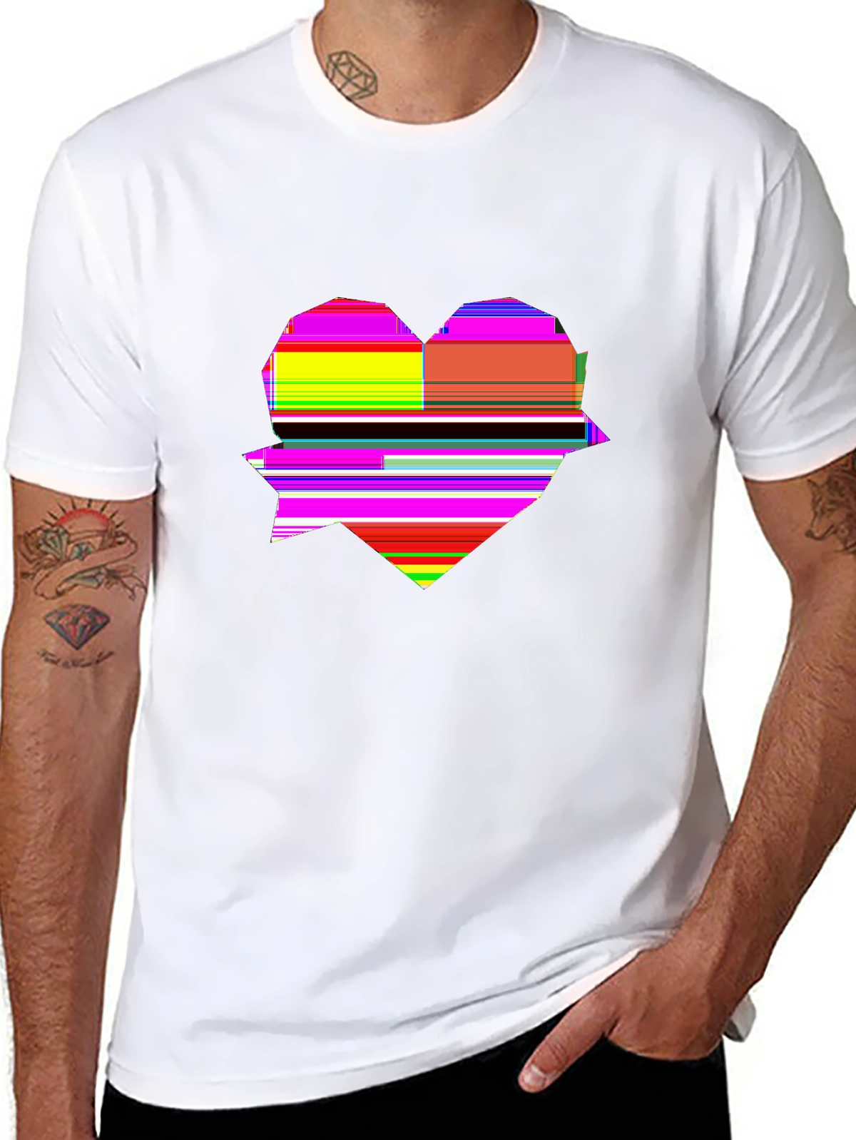 Holiday Spirit Tee – Valentine heart, 'BE
