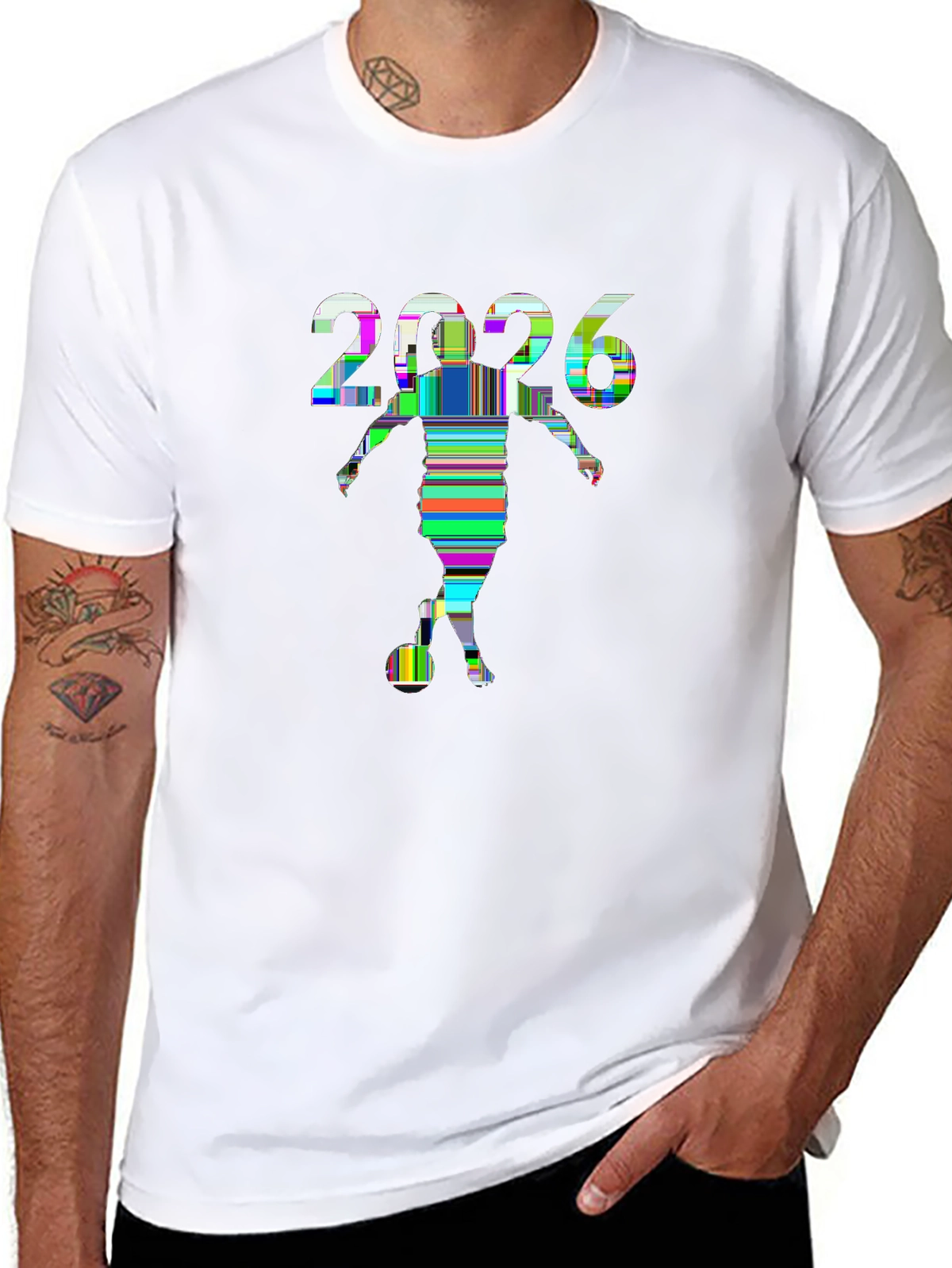 Soccer Fever Tee – Retro soccer player