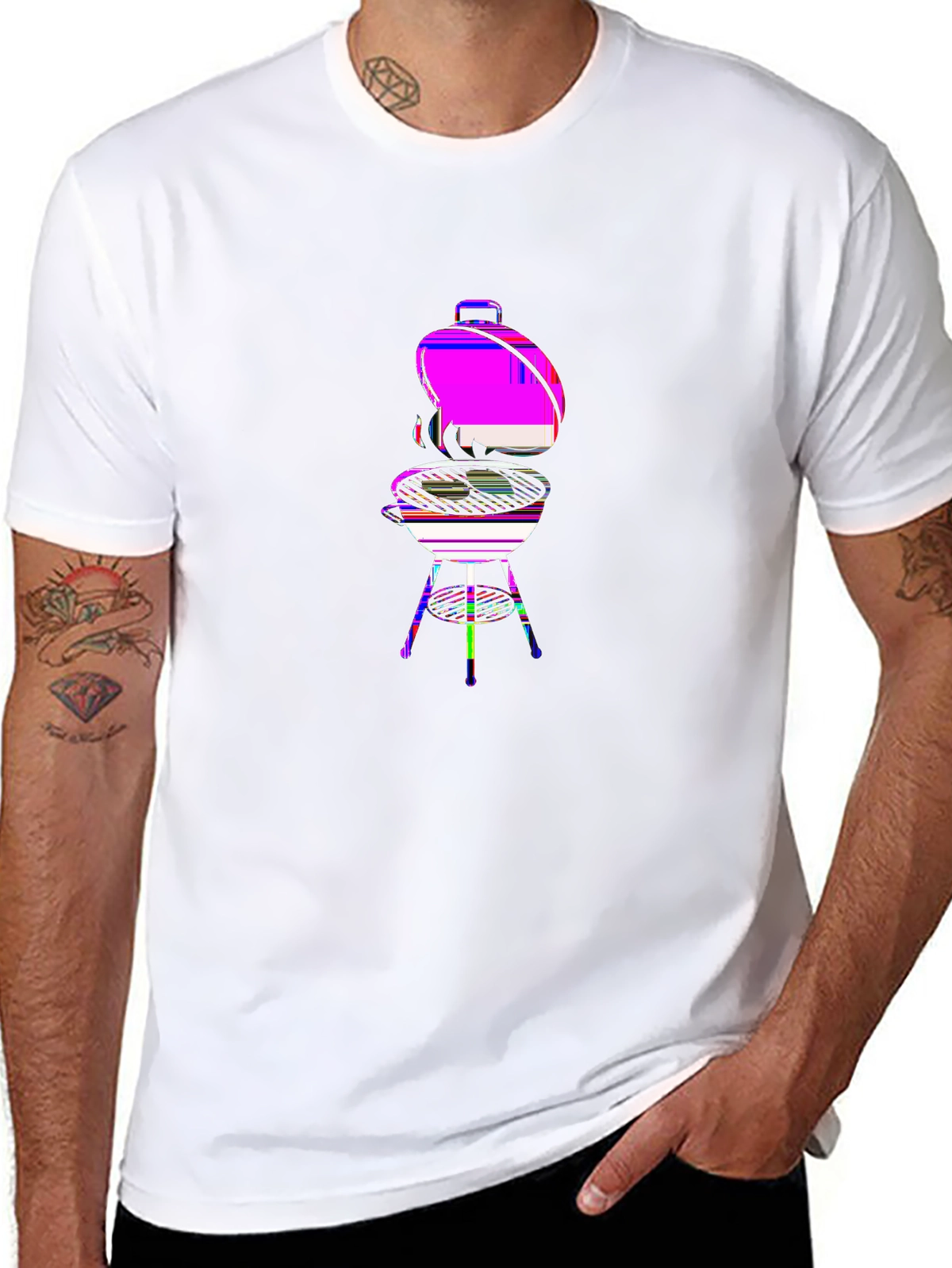 Foodie Vibes Tee – BBQ grill and