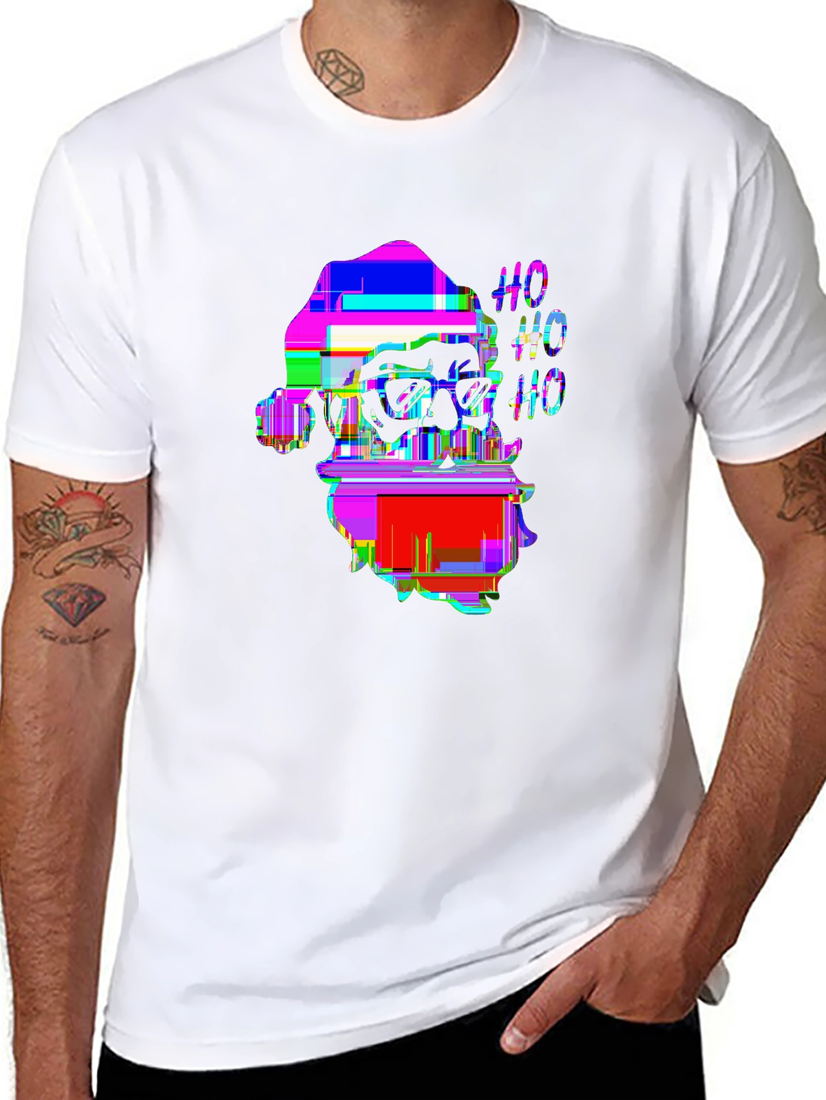 Holiday Spirit Tee – Santa hat and