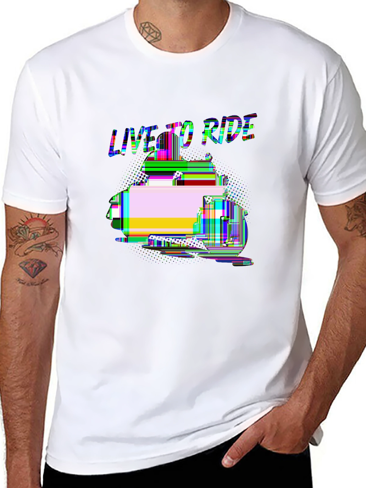 Auto Enthusiast Tee – Harley style bike