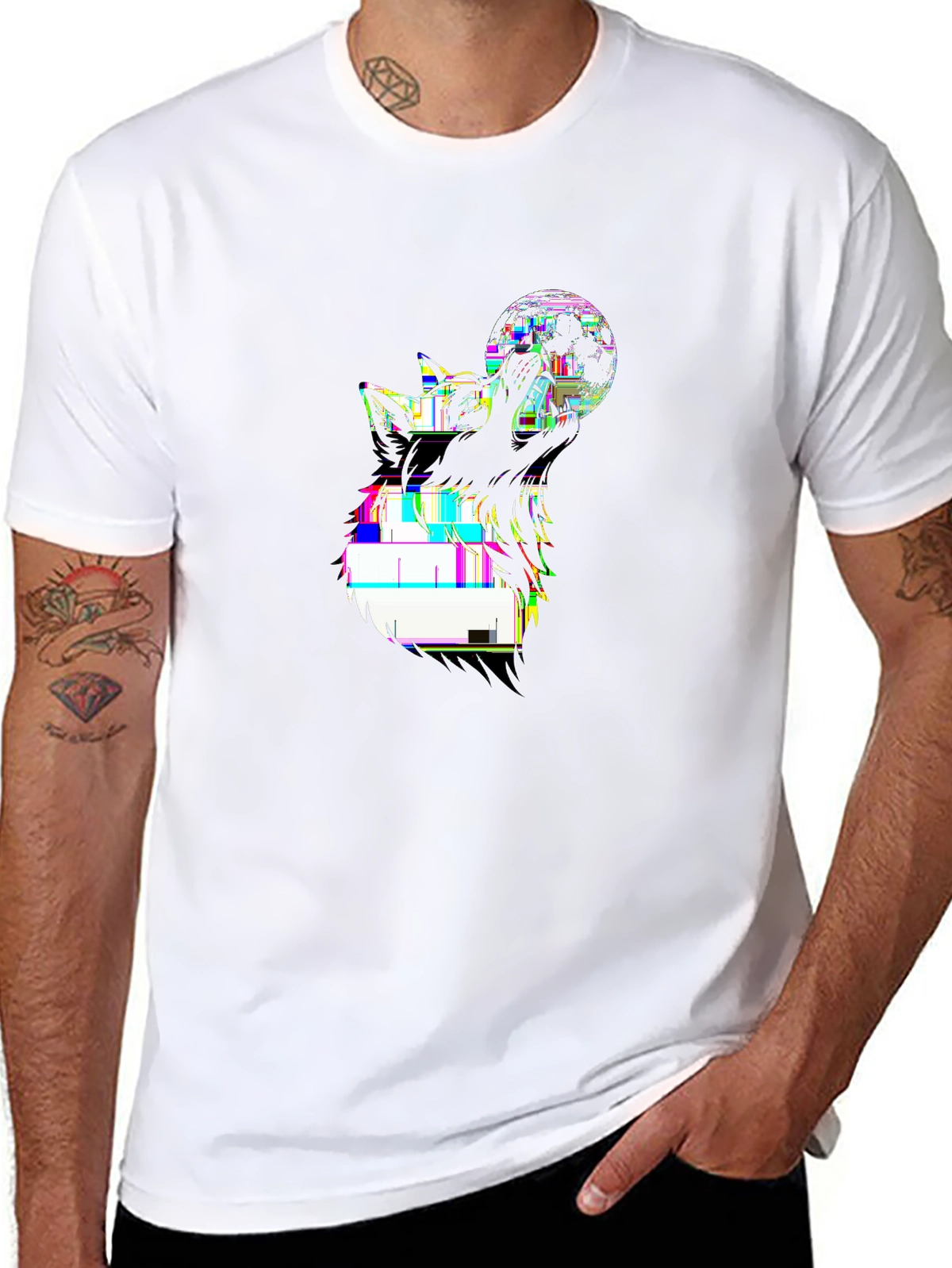 Pet Parent Tee – Husky howling at