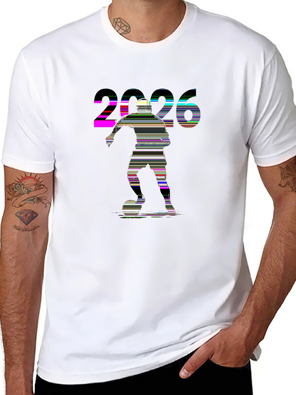 Soccer Fever Tee – Retro soccer player