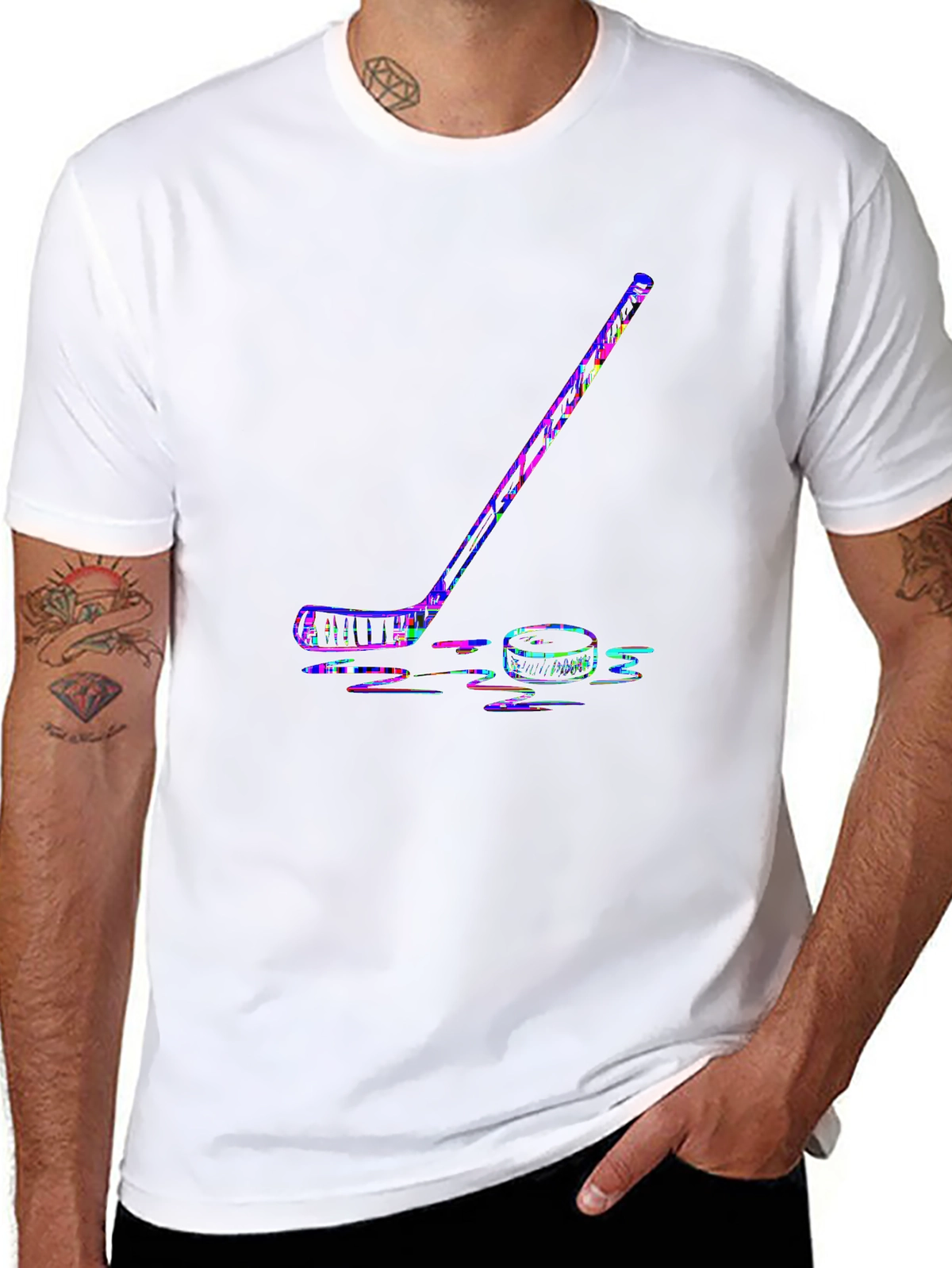 Game Day Premium Tee – Hockey stick and