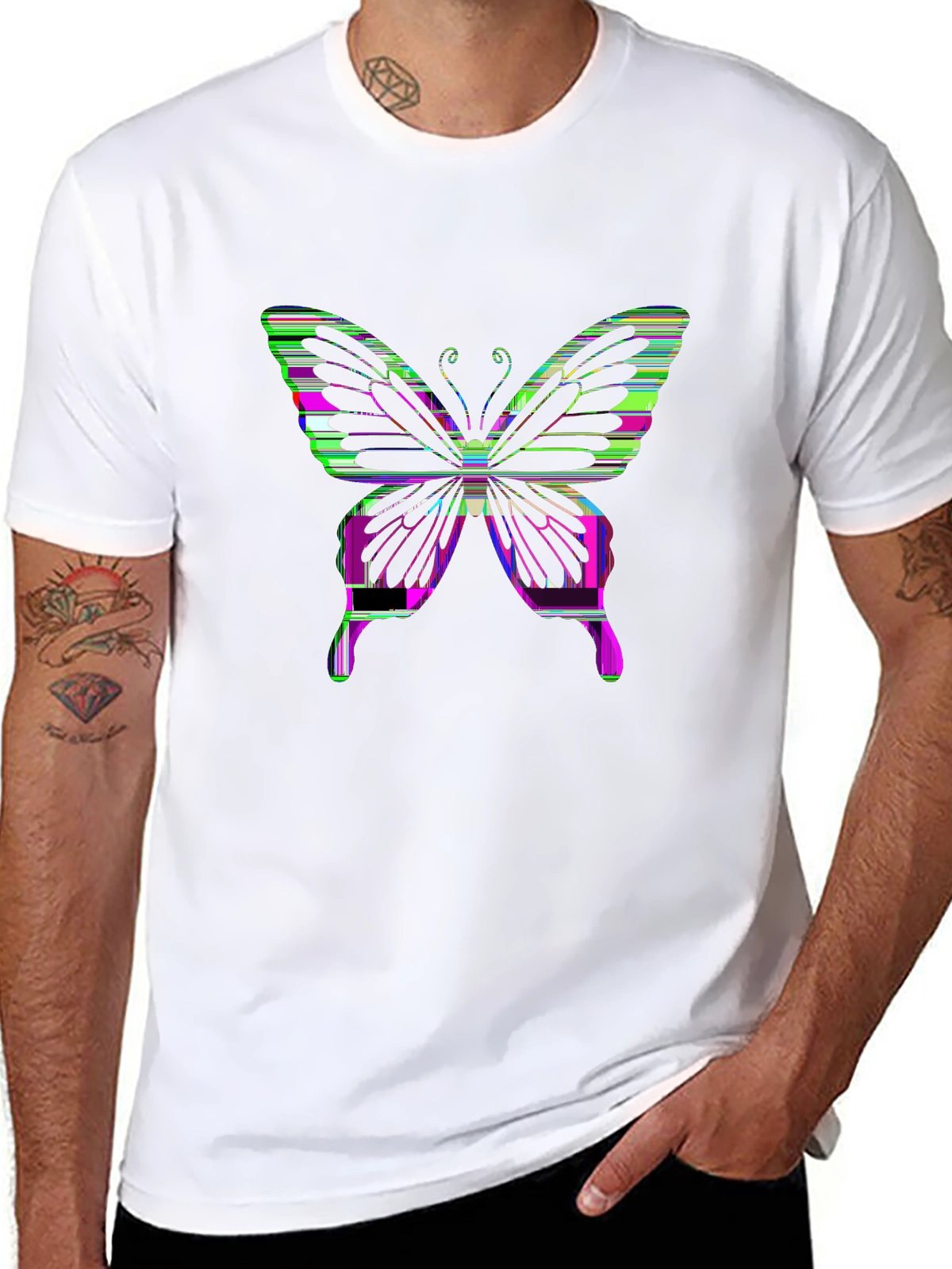 Mythical Legends Tee – Fairy wings flowers