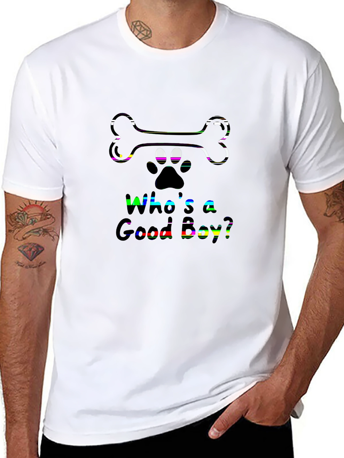 Pet Parent Tee – Dog bone and