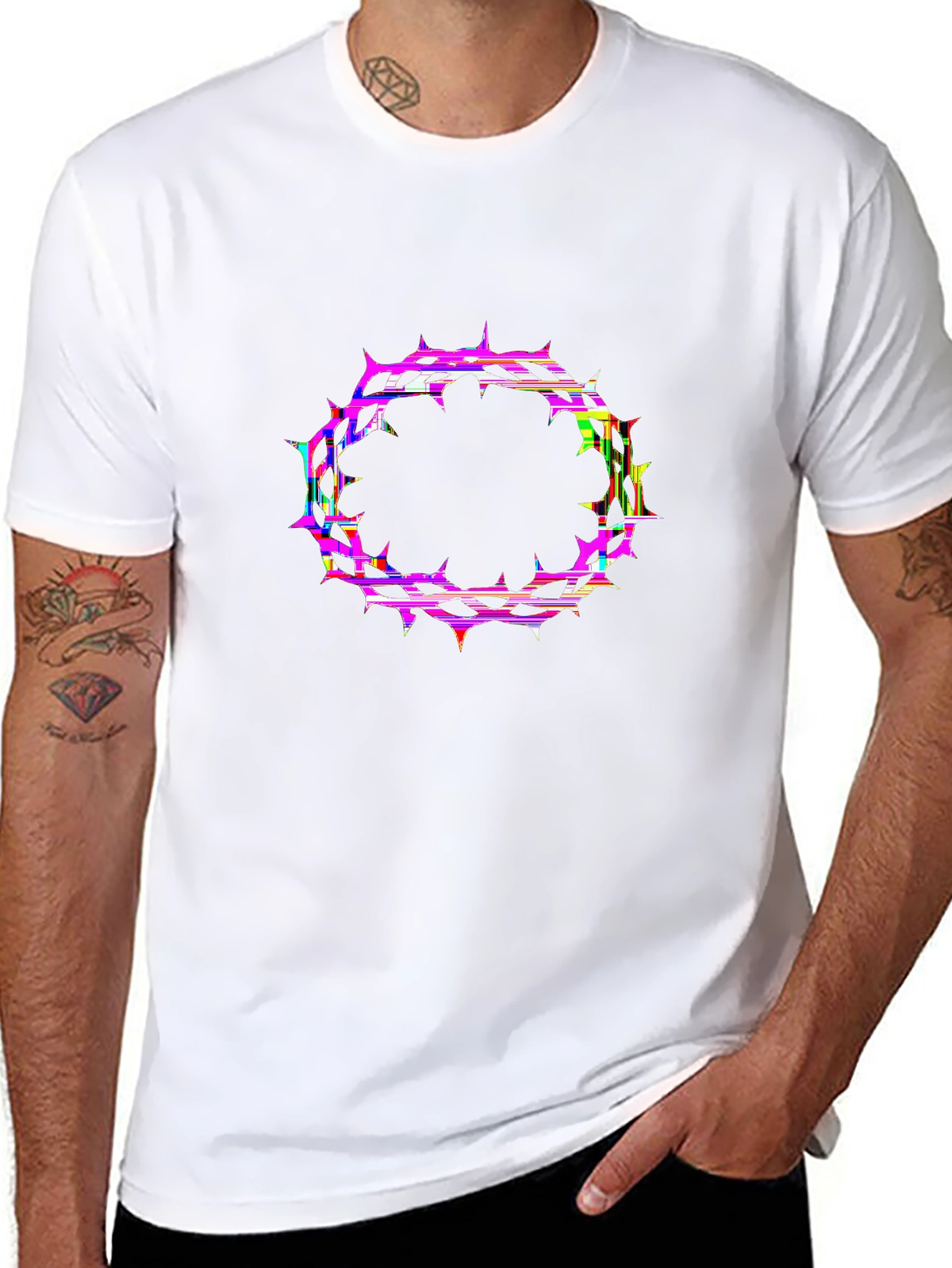 Faith Over Fear Tee – Crown of thorns