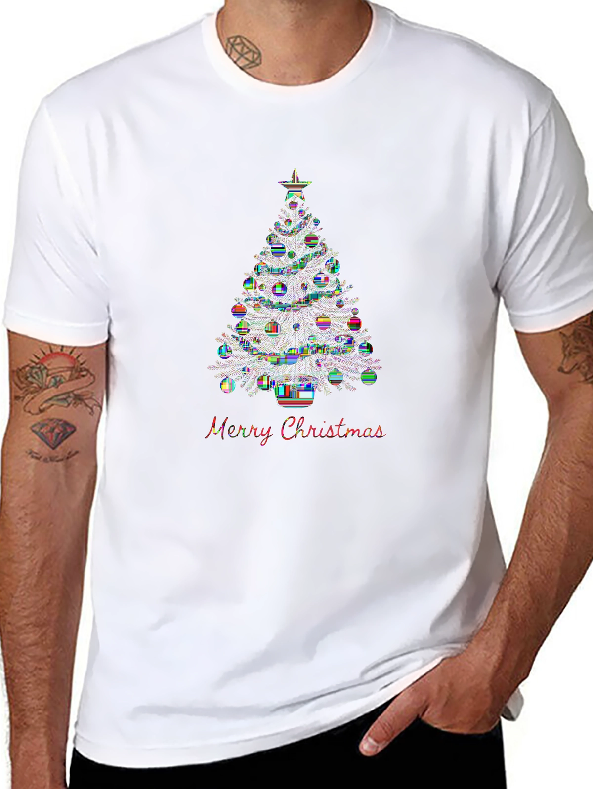 Holiday Spirit Tee – Christmas tree with