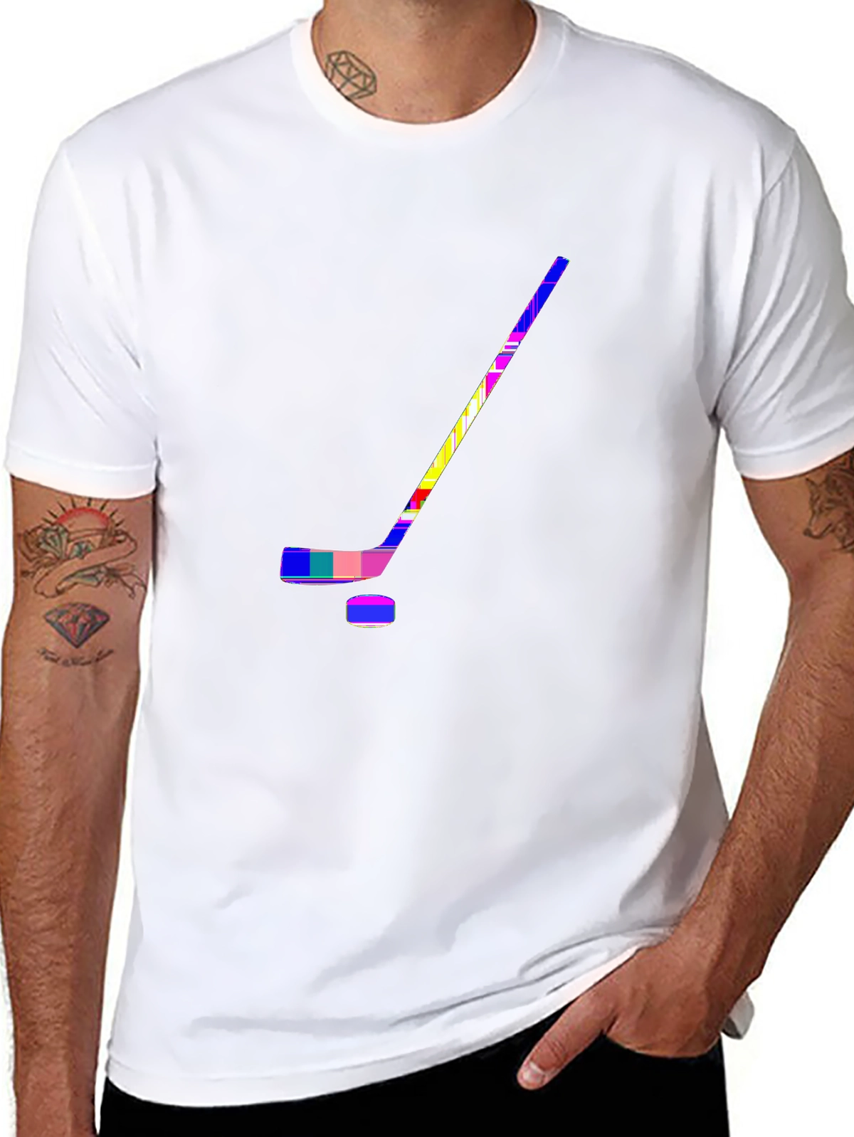 Game Day Premium Tee – Hockey stick and
