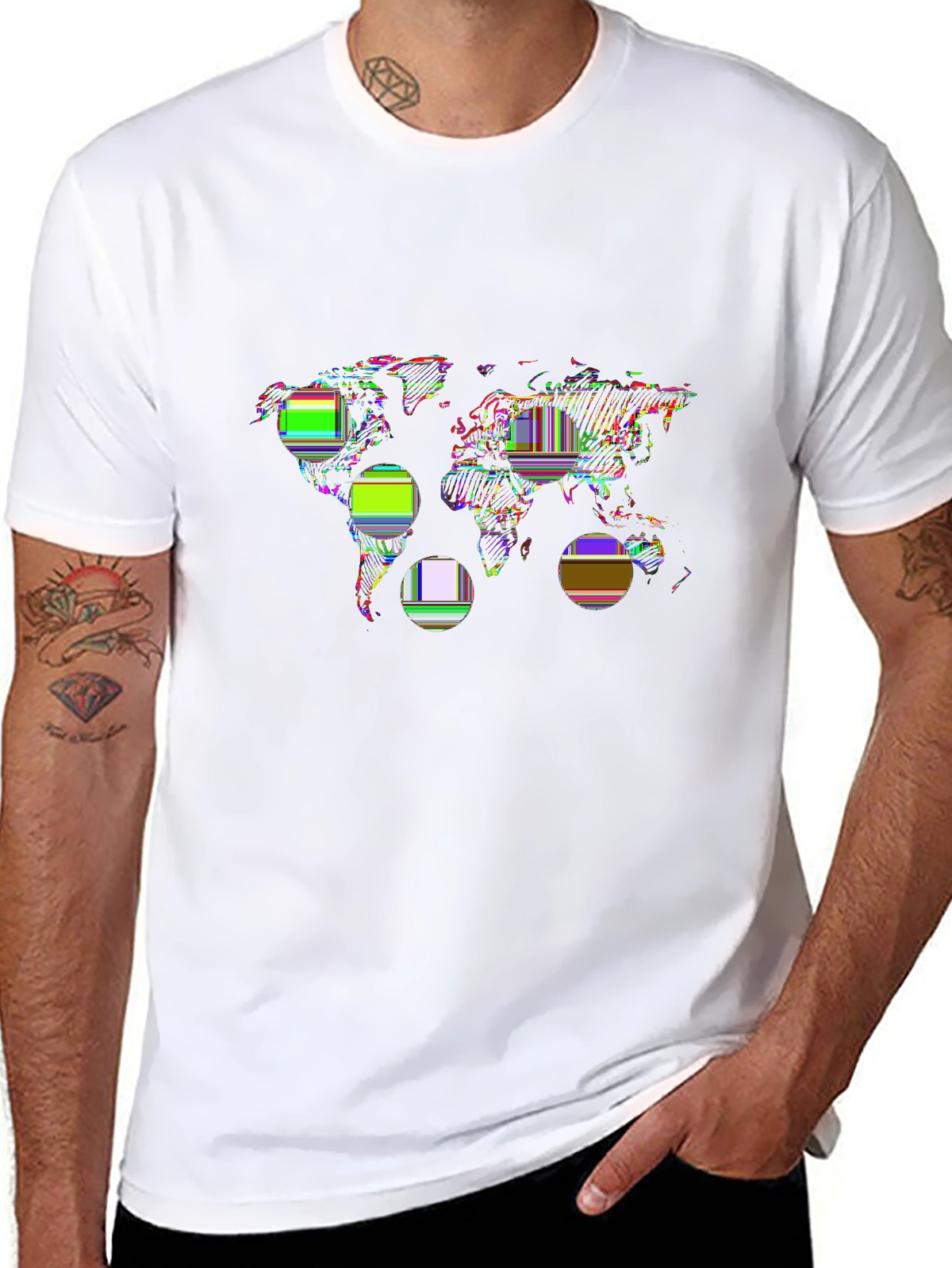 Soccer Fever Tee – World map with