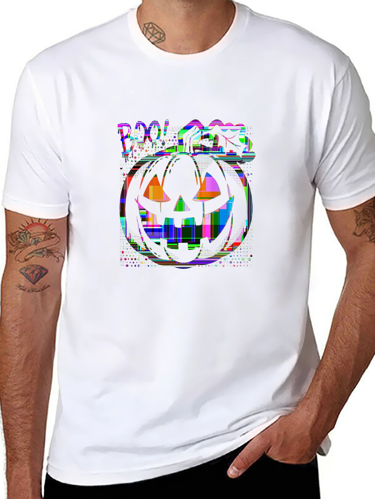 Holiday Spirit Tee – Jack-o-lantern Halloween, 'BOO'