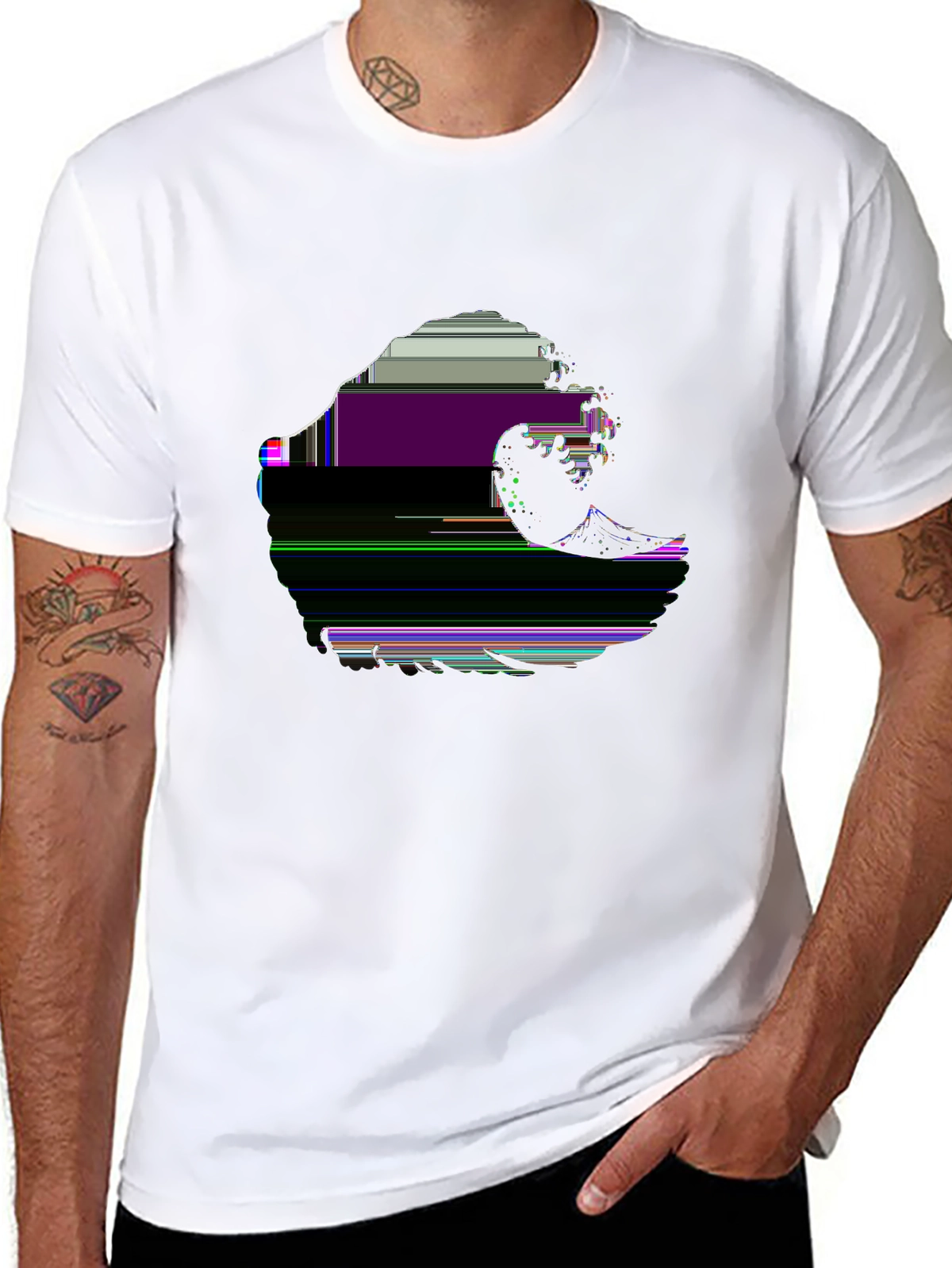 Wild Explorer Tee – Ocean wave, surf