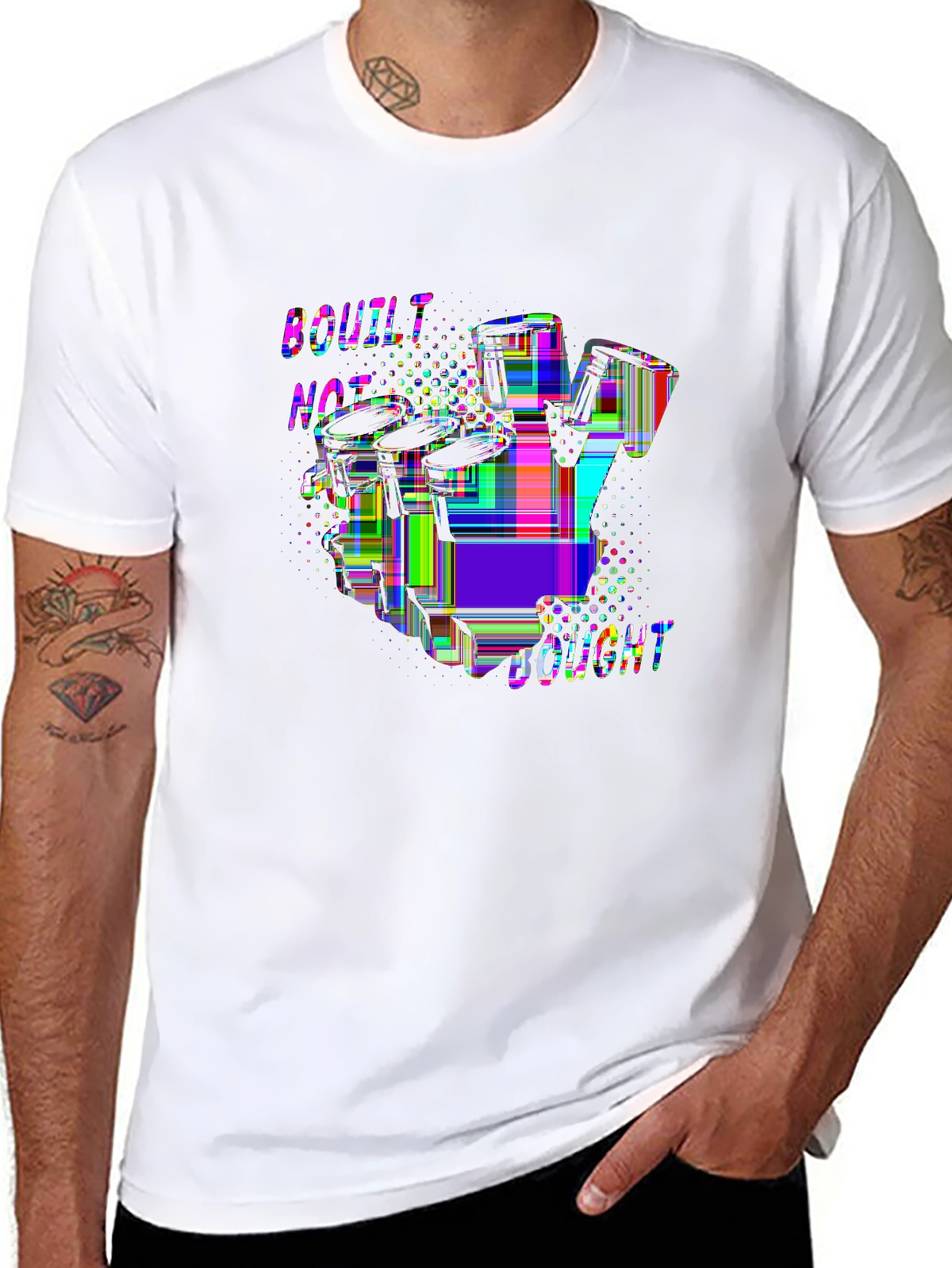 Auto Enthusiast Tee – V8 engine pistons