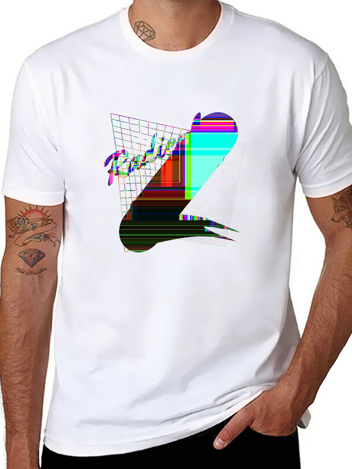 Retro Rewind Tee – Retro skateboard, 80s